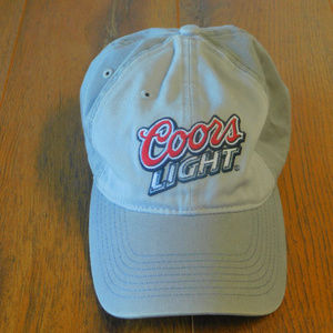 Coors Light Strap Back Trucker Hat 100% Cotton